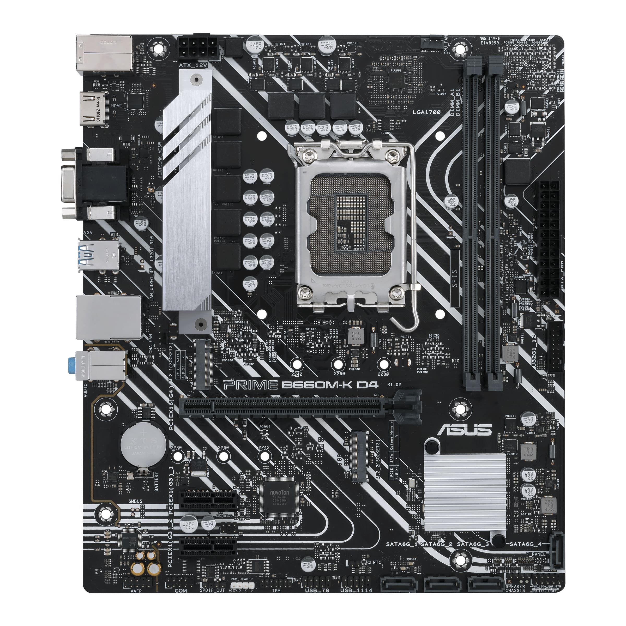 ASUS PRIME B660M-K D4 LGA 1700 MB