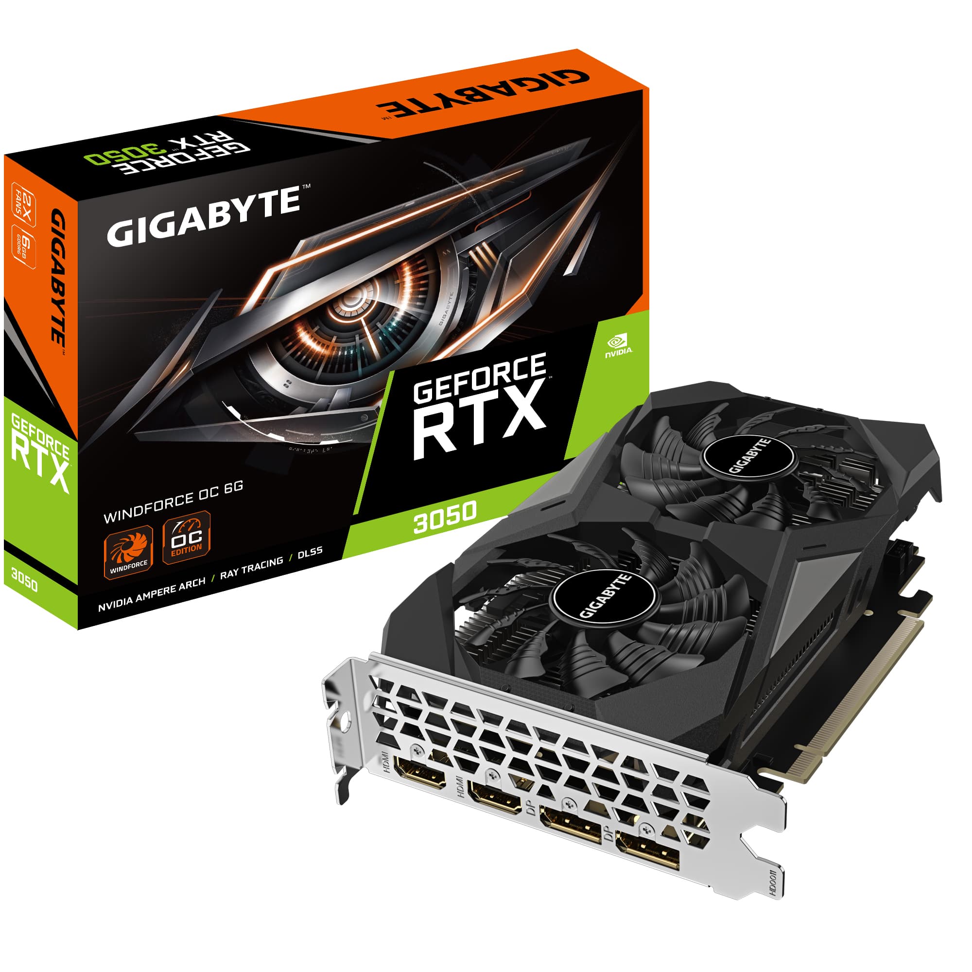GIGABYTE GeForce RTX 3050 WINDFORCE OC