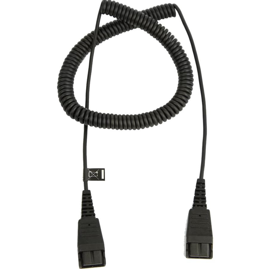 JABRA Extension cord QD to QD coiled