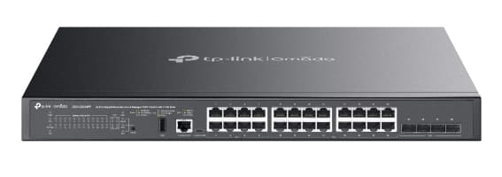 Omada 24-Port Gigabit Stackable Lite L3 Managed PoE++ Switch with 4 10G Slots