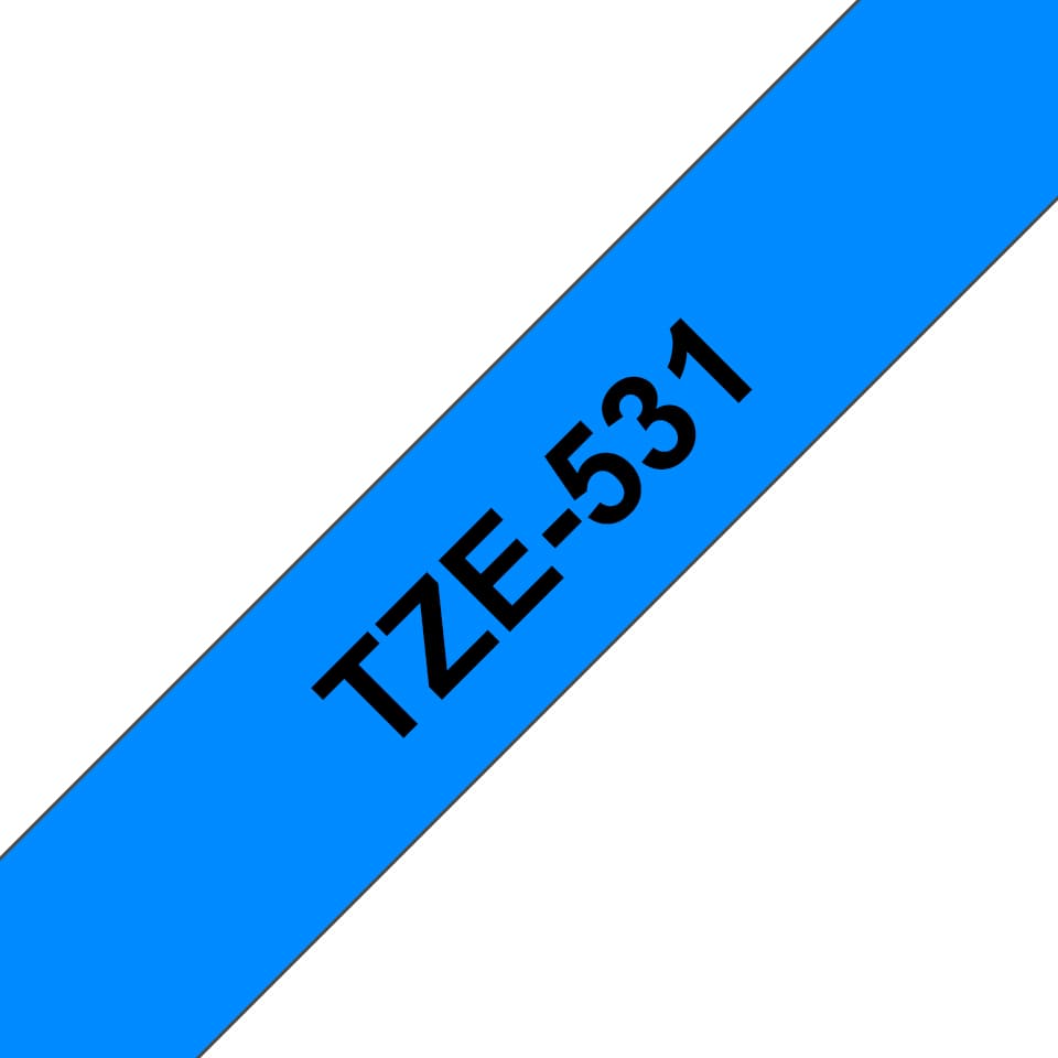 BROTHER TZE531 tape black/blue 12mm 8m