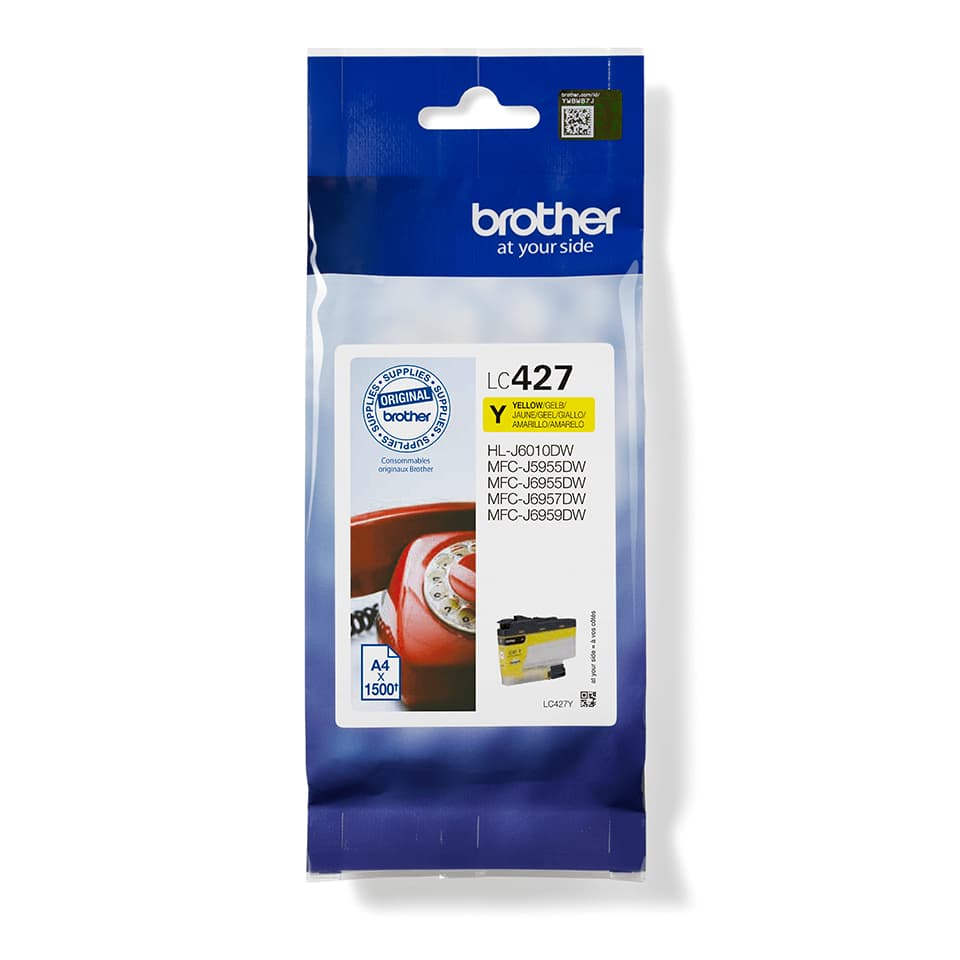 BROTHER LC427Y Yellow Ink Cartridge