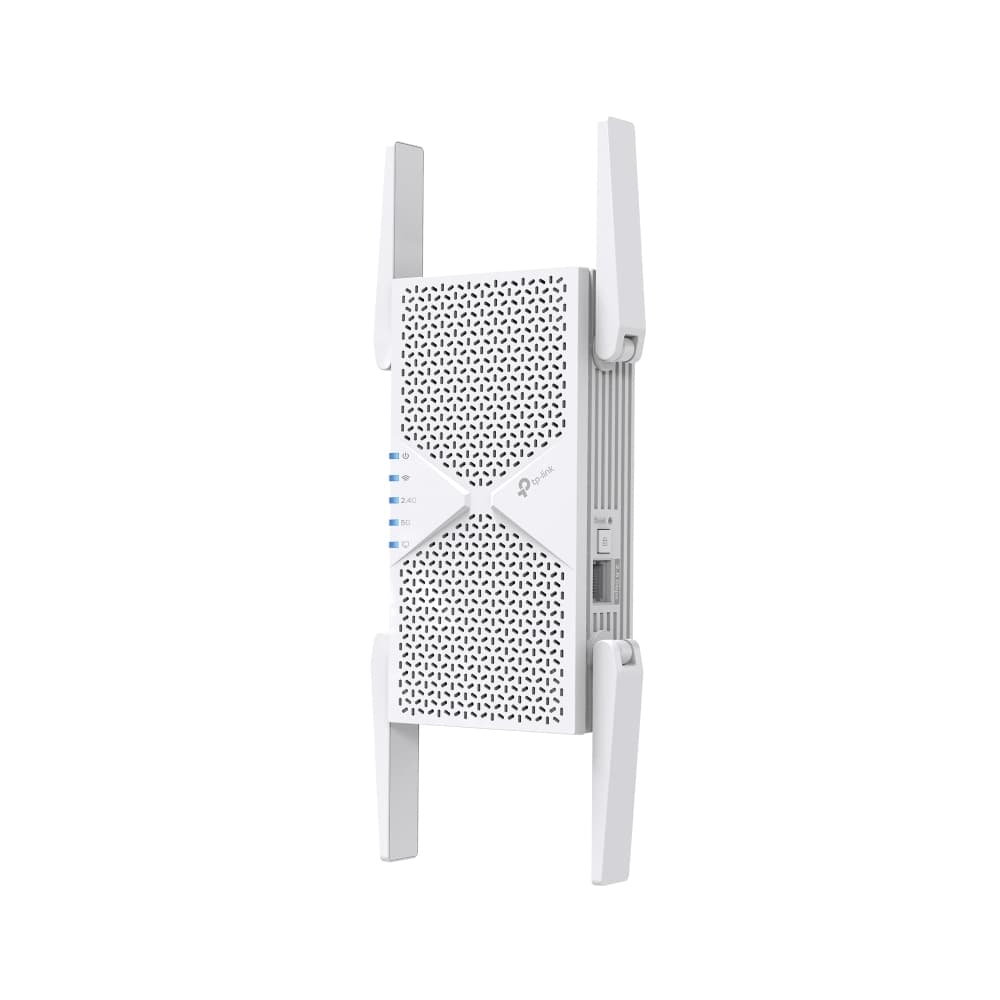 TP LINK BE6500 Dual-Band Wi-Fi 7 Range Extender, 2.5G Multi Gigabit Ethernet Port, 4 External antennas