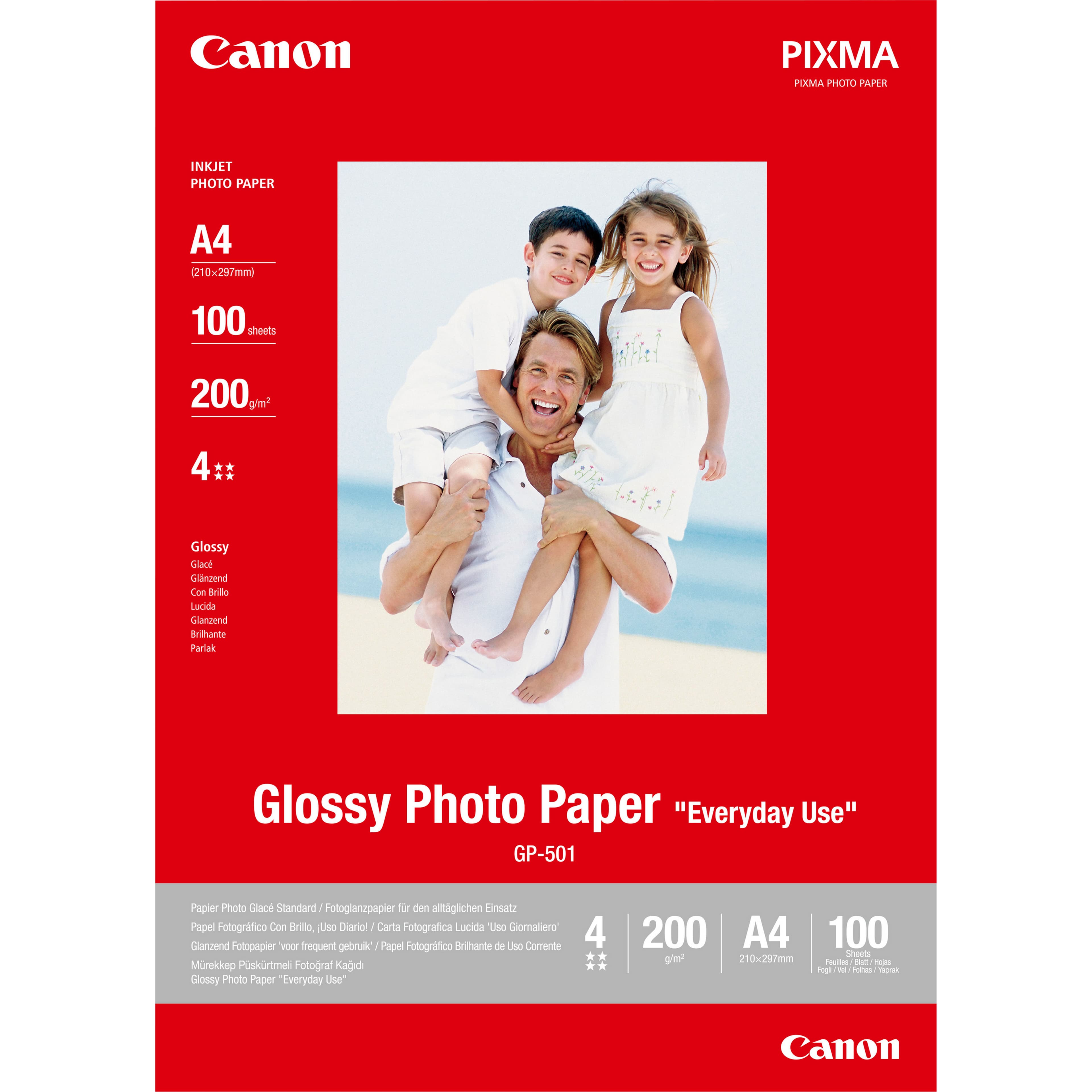 CANON GP-501 photo paper glossy A4 100Bl