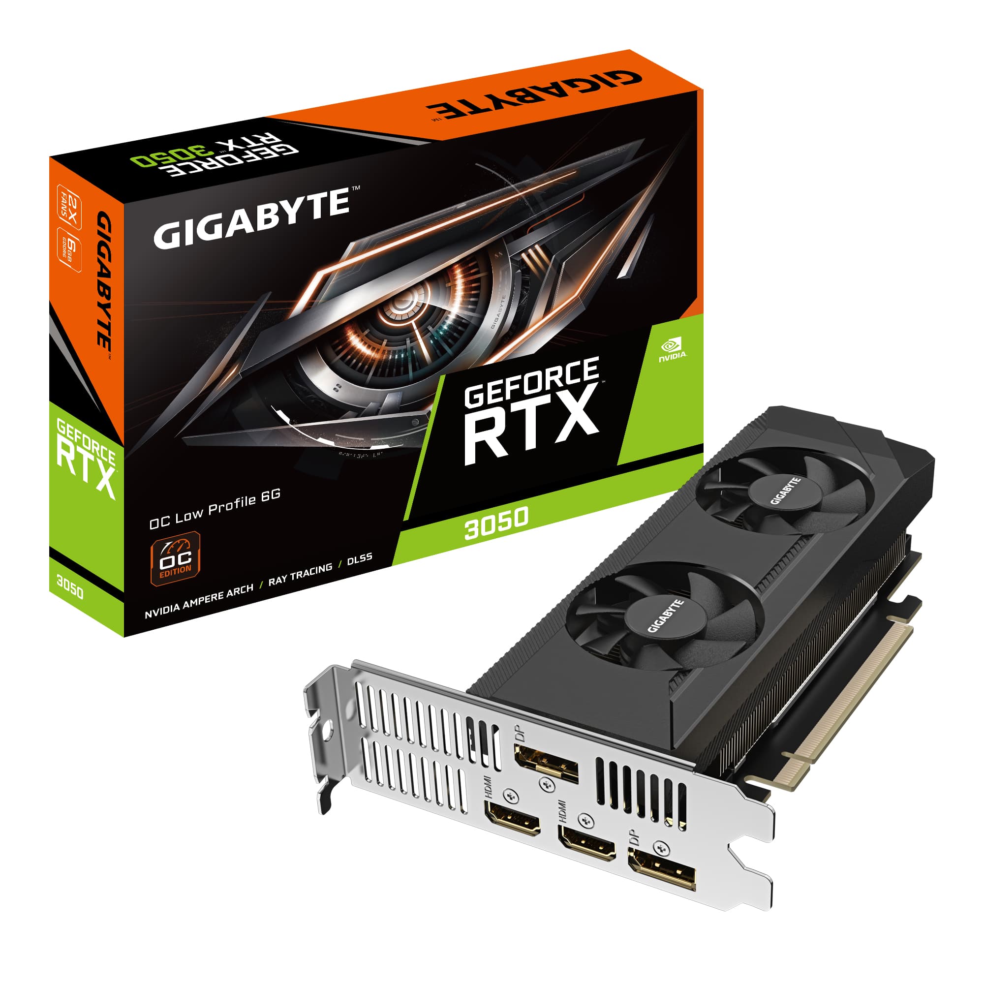 GIGABYTE GeForce RTX3050 OC Low Prfl 6GB