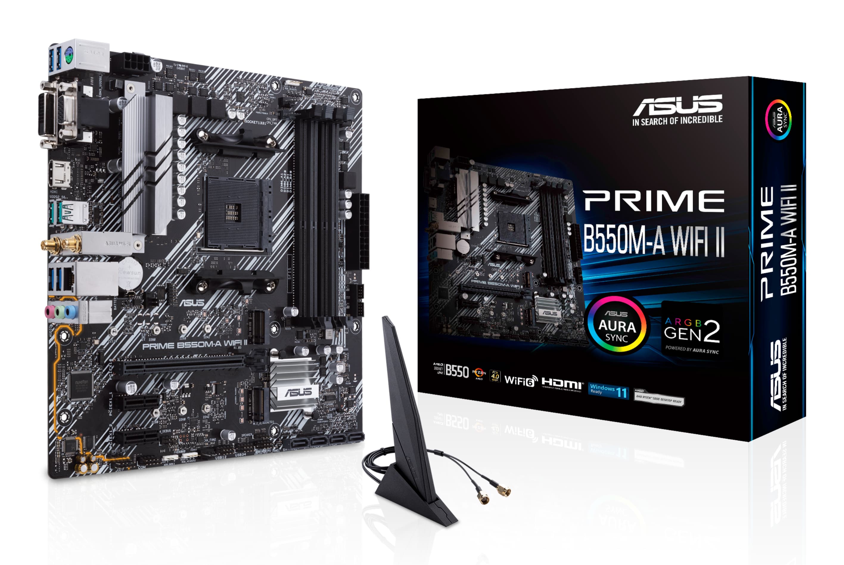 ASUS PRIME B550M-A WIFI II AM4 mATX MB