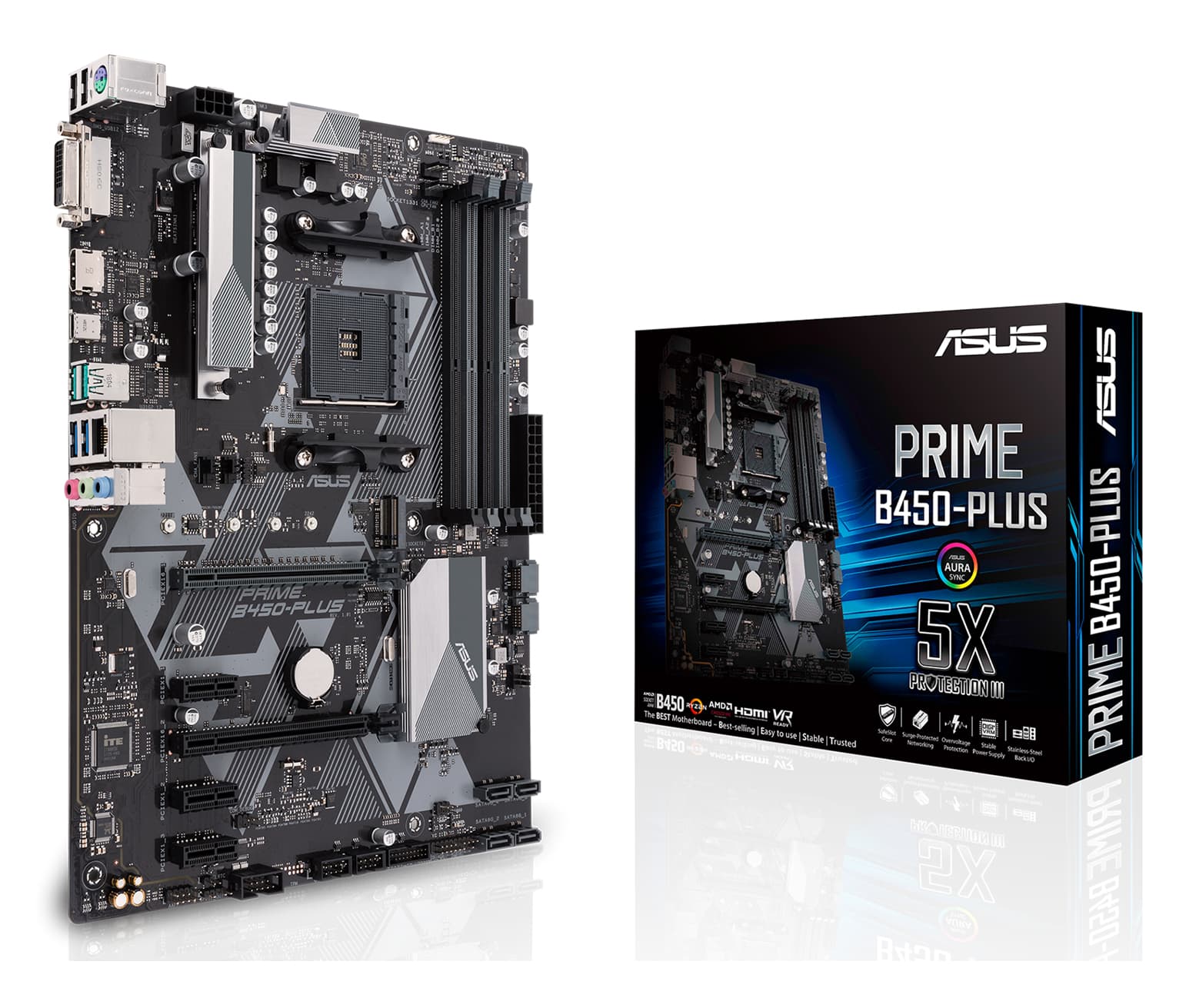 ASUS PRIME B450-PLUS AM4 B450 USB3.1 M.2