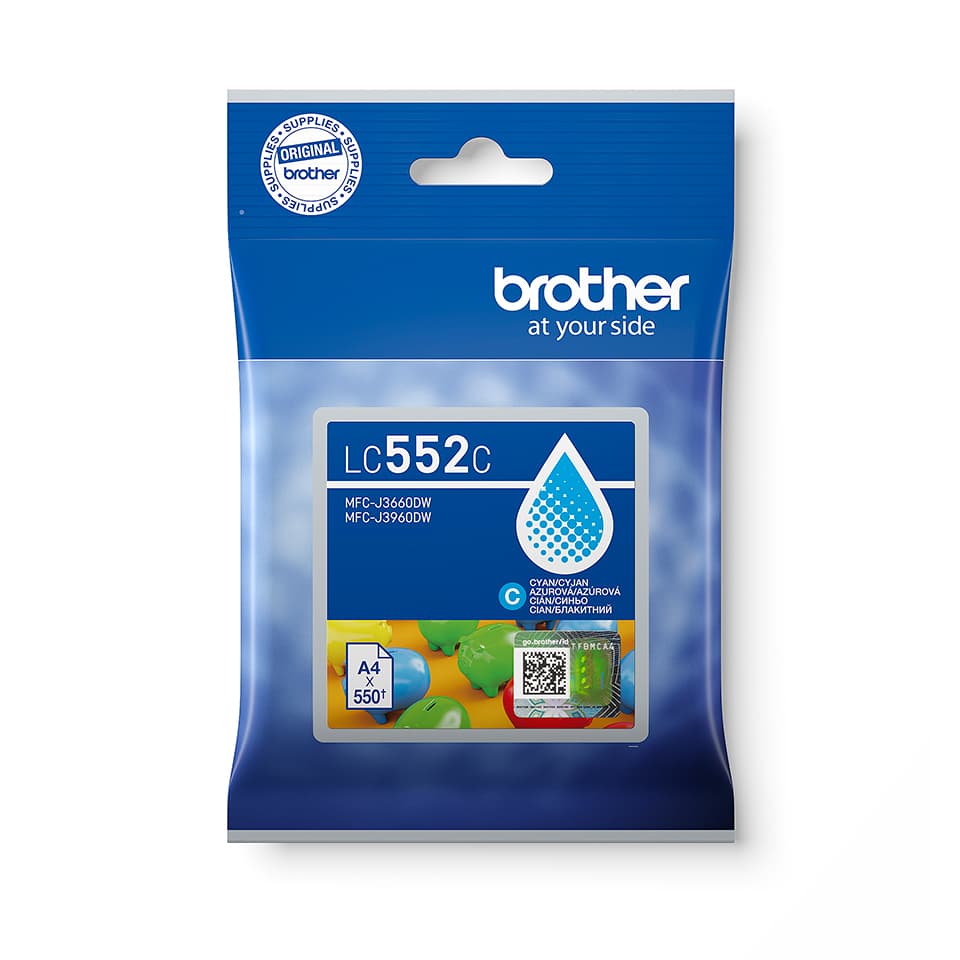 BROTHER LC552C ink cyan