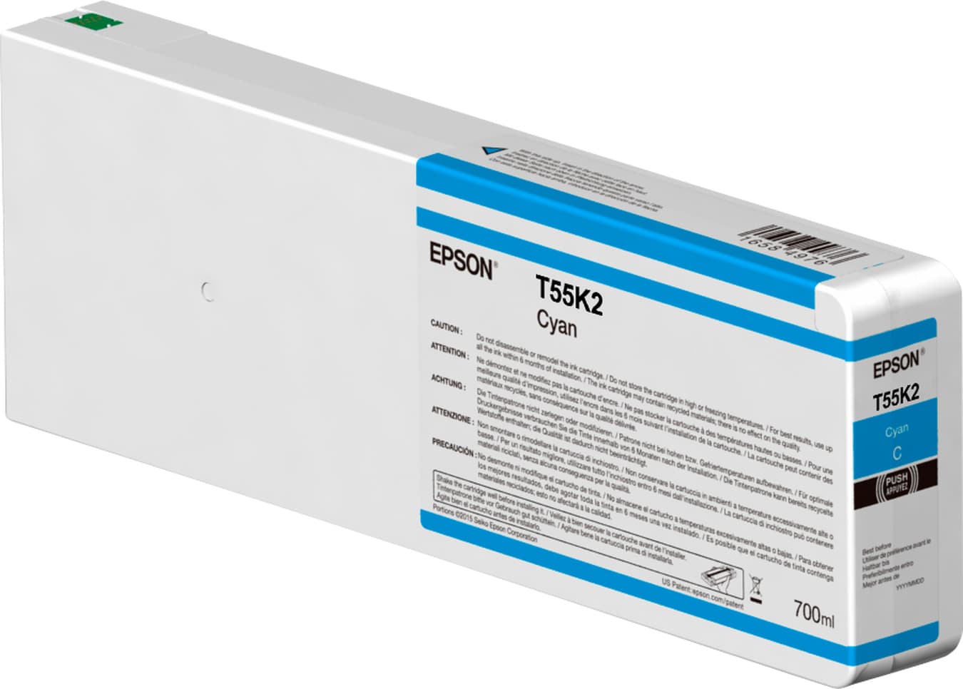 EPSON Singlepack Cyan T55K200