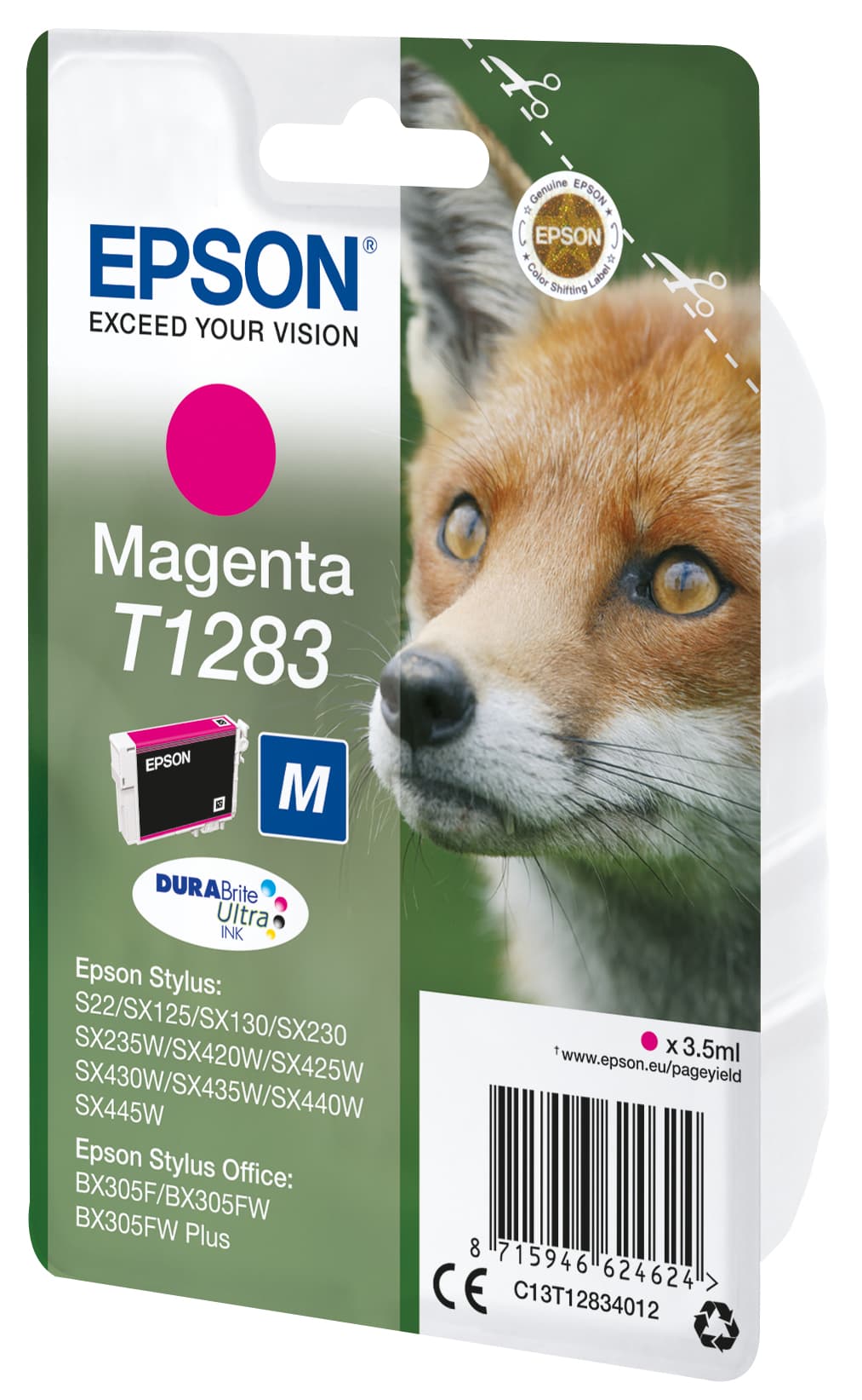 EPSON 1LB ink T128 magenta blister w/s