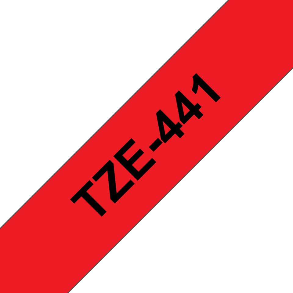 BROTHER TZE441 tape black/red 18mm 8m