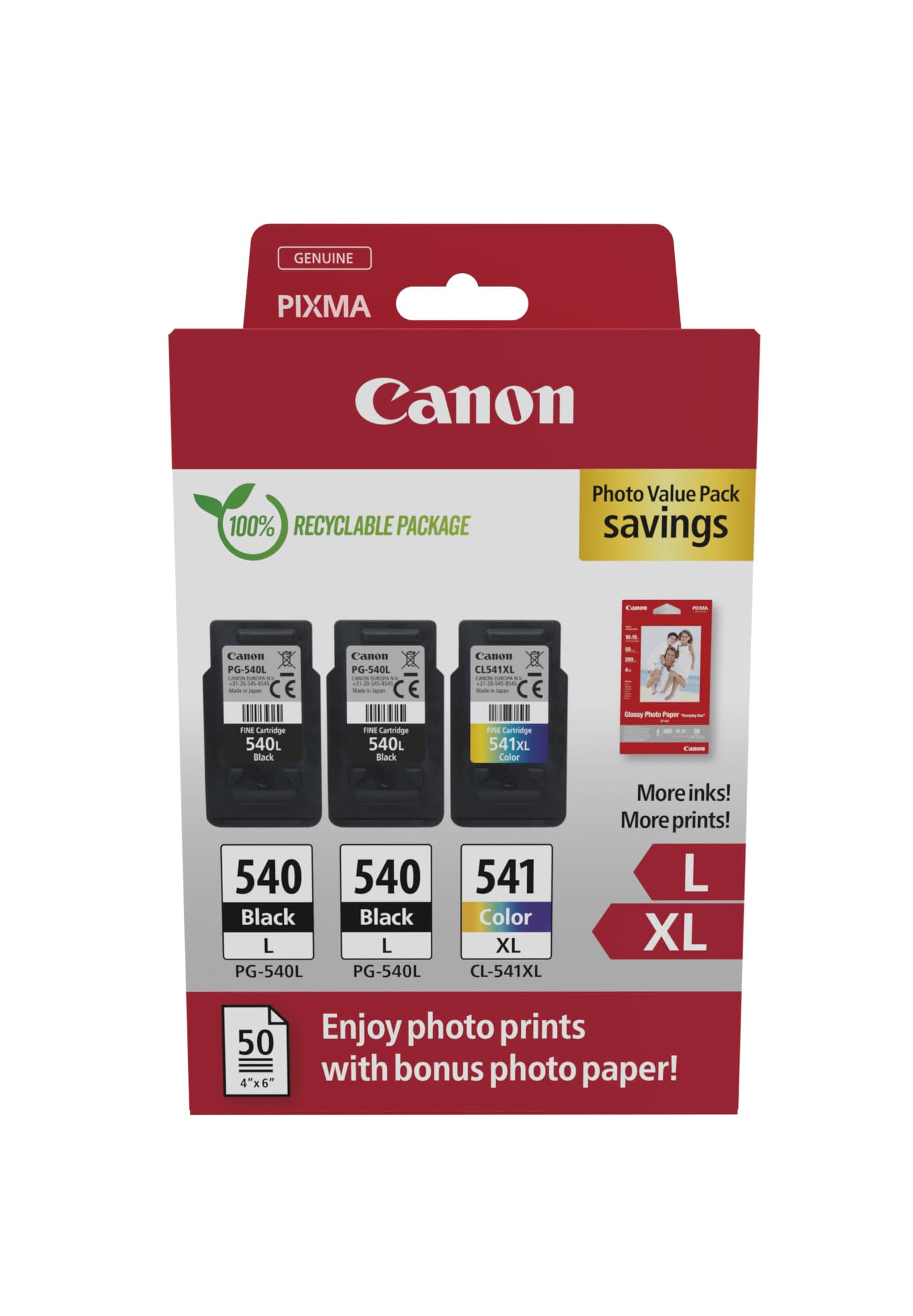 CANON PG-540Lx2/CL-541XL Ink Cartridge