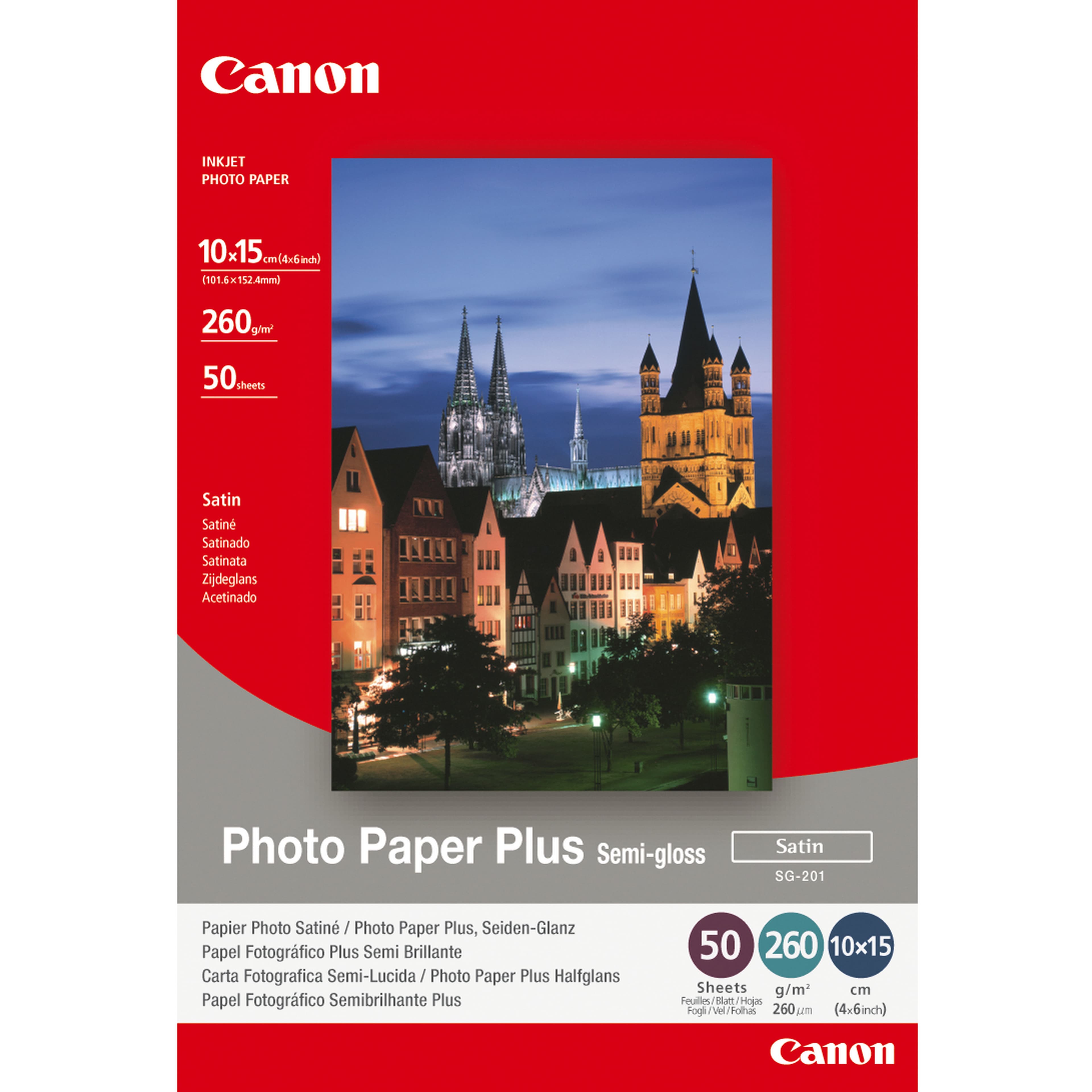 CANON SG-201 photopaper 10x15 50pages