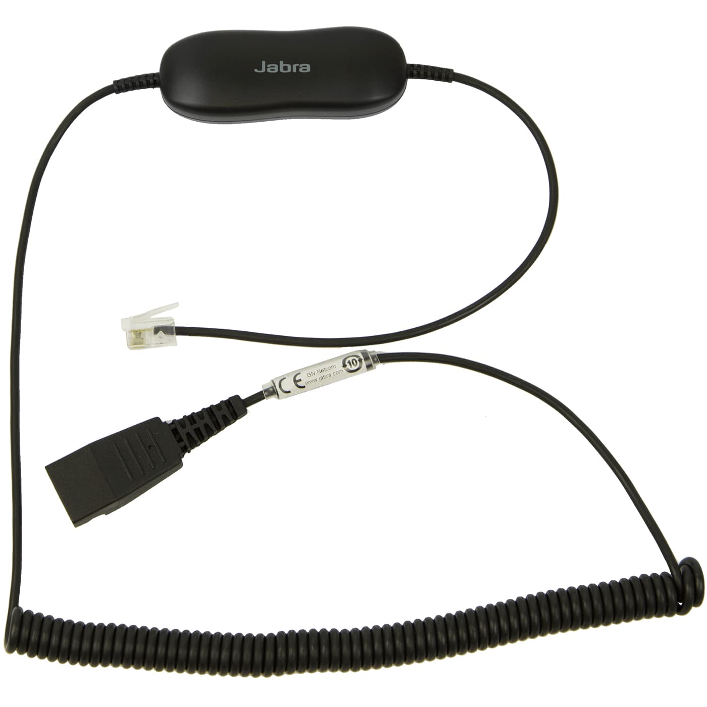 JABRA Smart Cord QD to RJ9 coiled