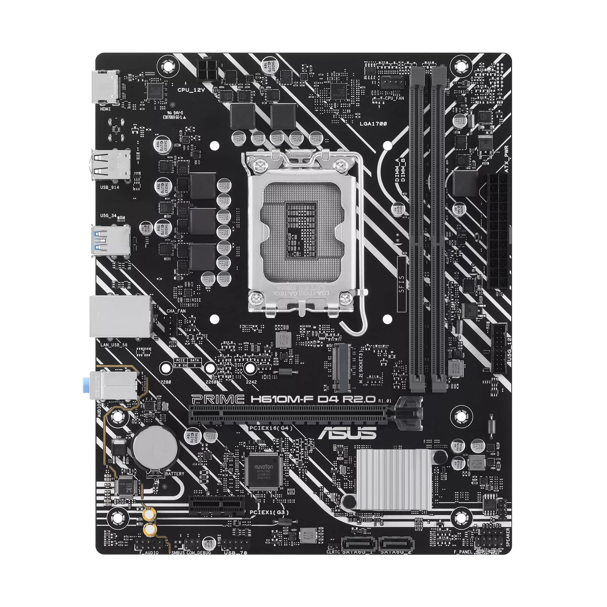 ASUS PRIME H610M-K D4 R2.0 LGA1700 MB