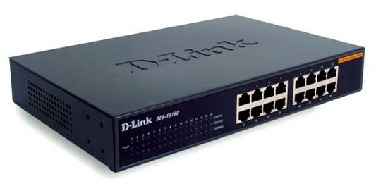 D-LINK 16xRJ45 10/100 16port Switch