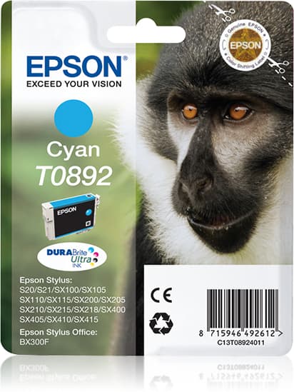 EPSON 1LB T0892 ink cartridge cyan w/s