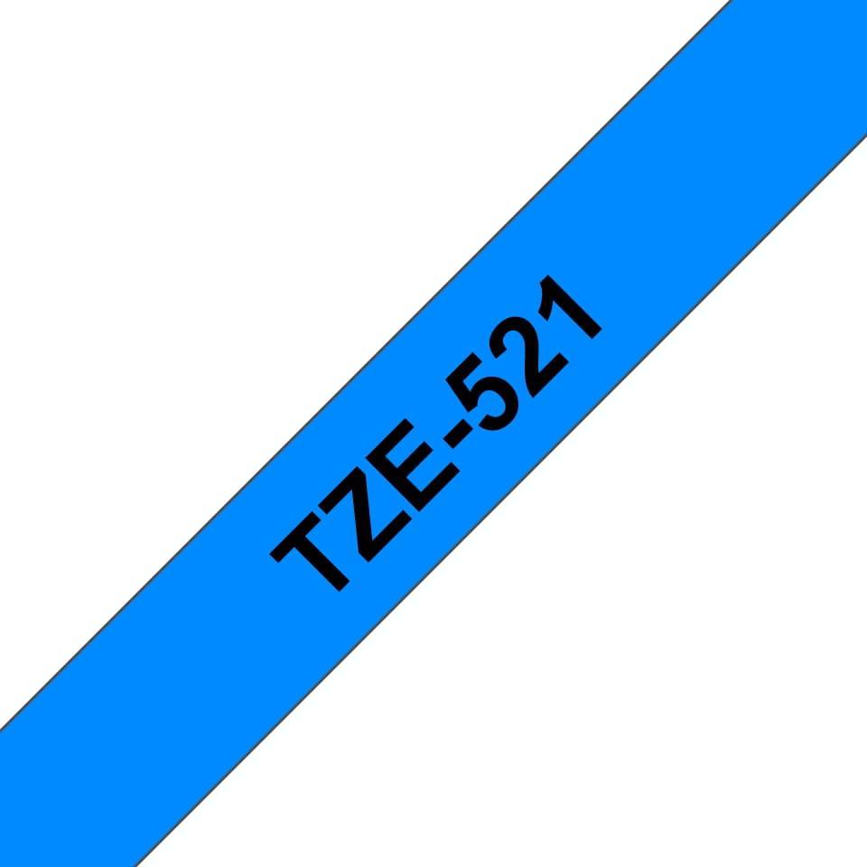 BROTHER TZE521 tape black/blue 9mm 8m