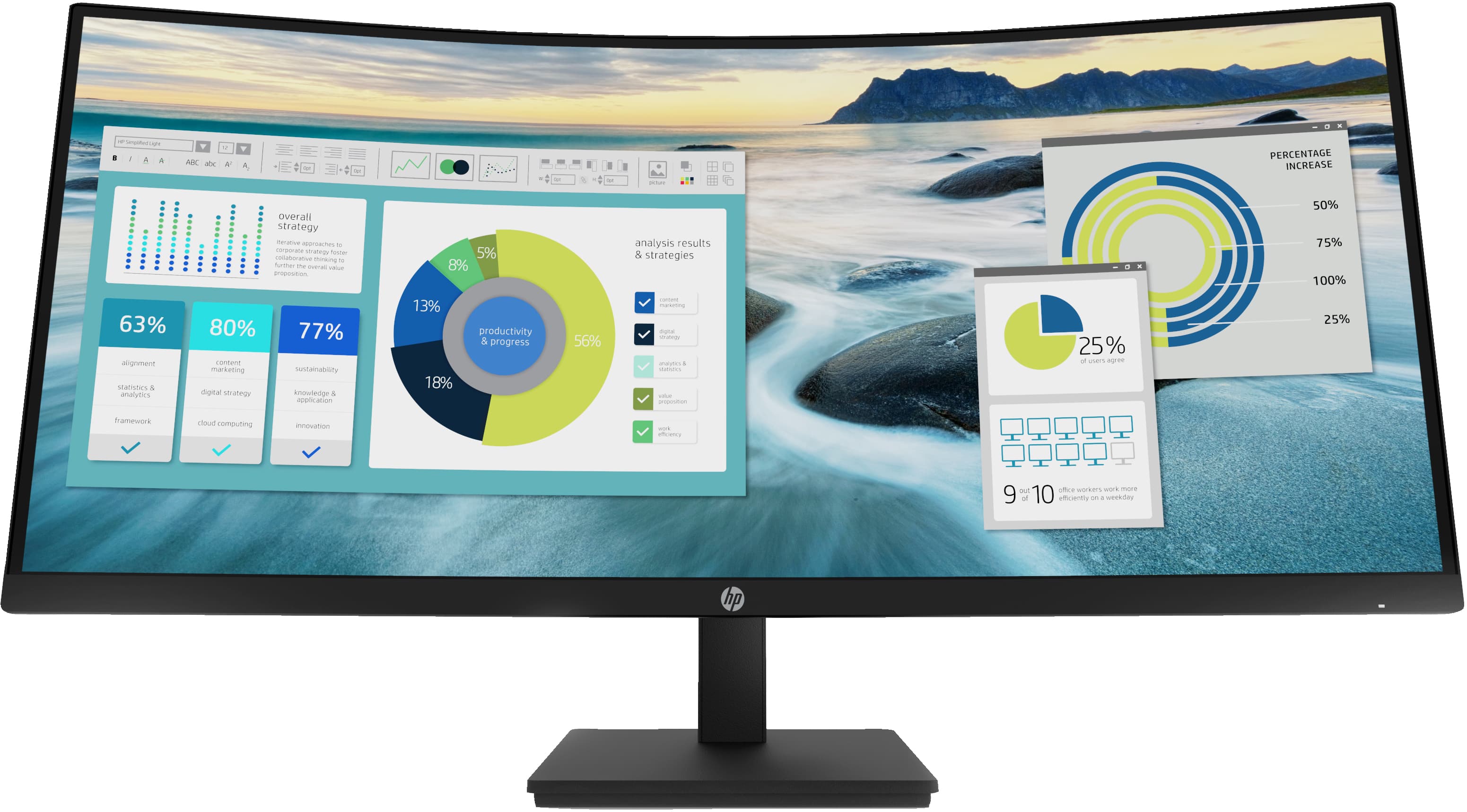 HP P34hc G4 34inch WQHD USB-C Curved