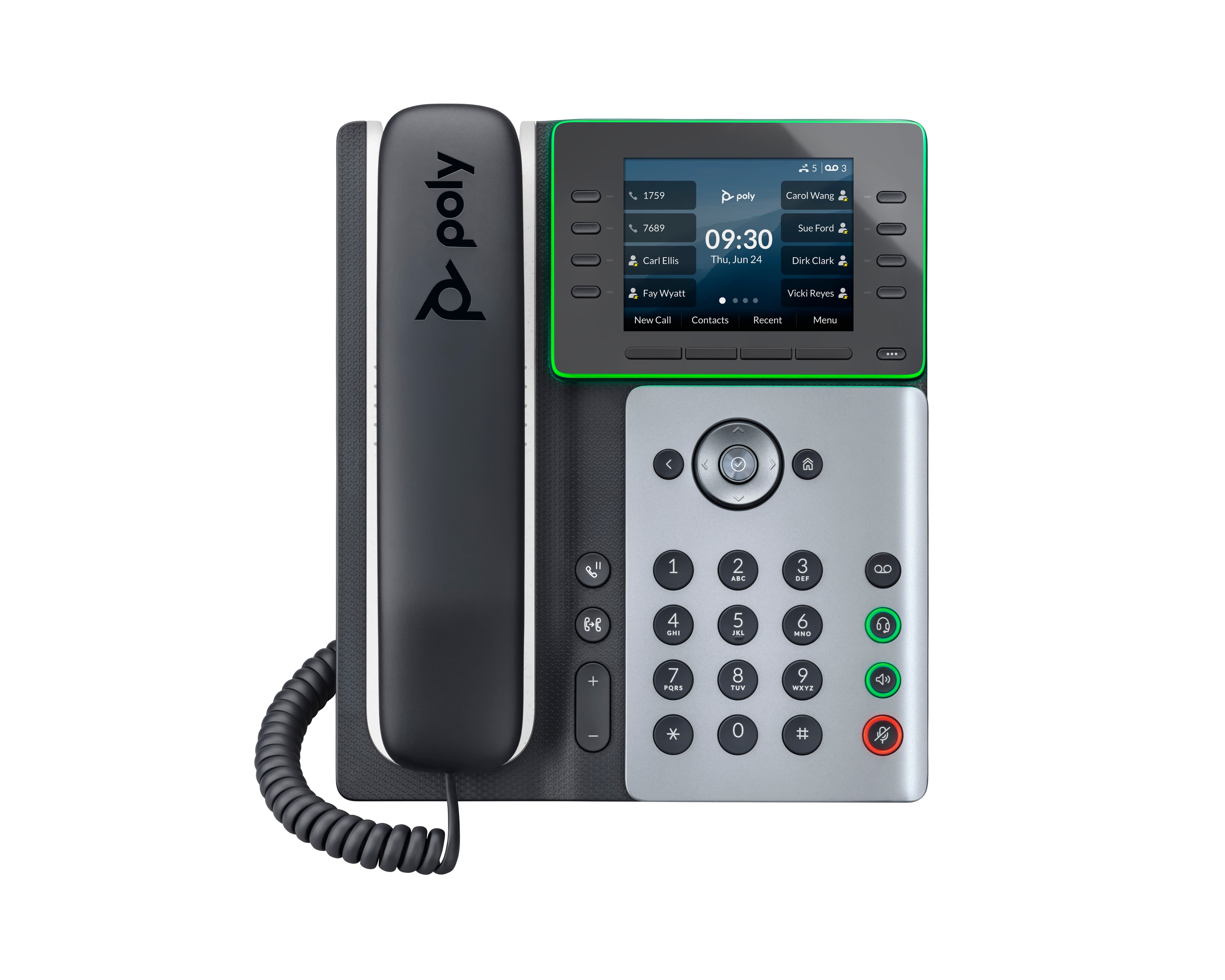 HP Poly Edge E300 IP Phone & PoE-enabled