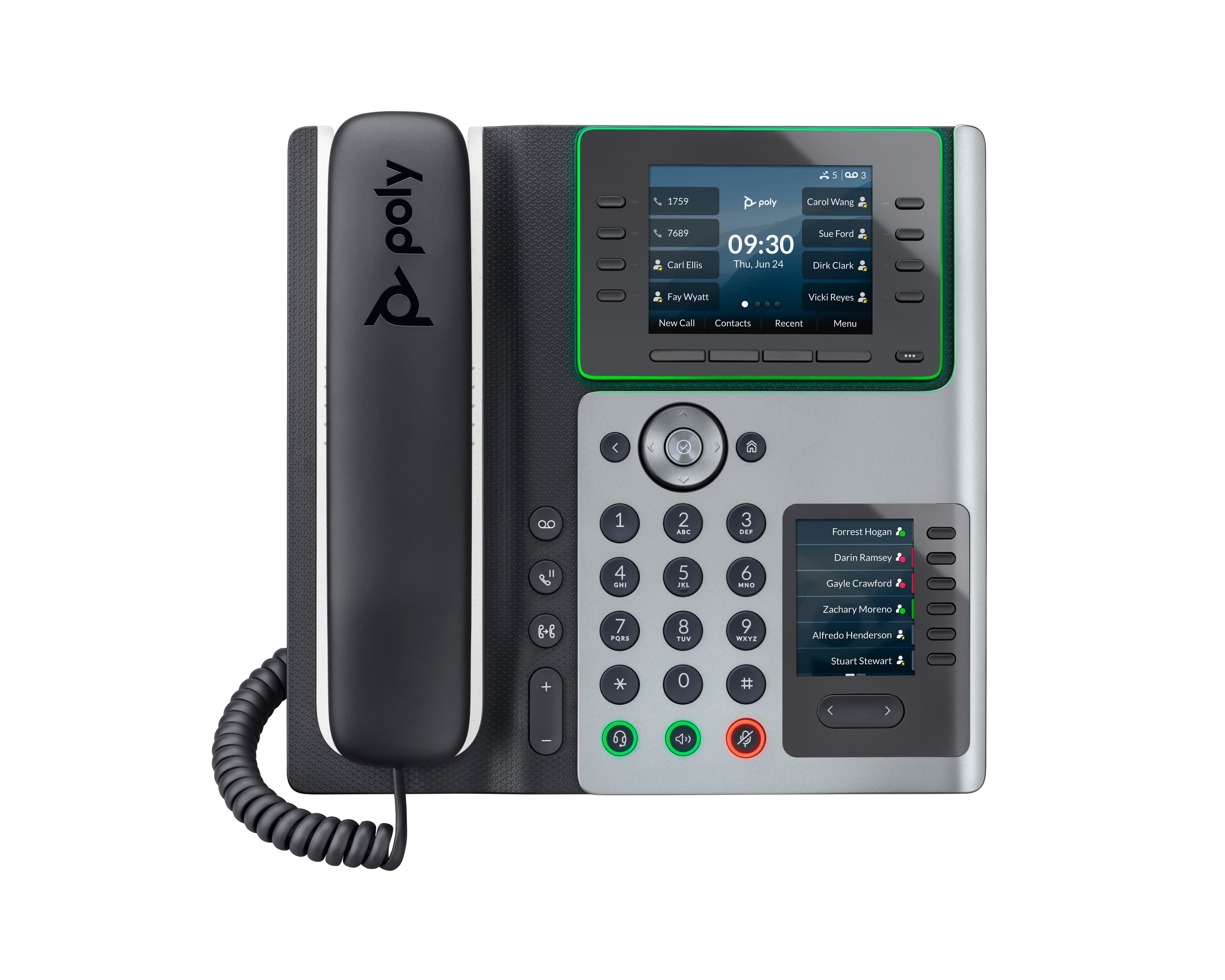 HP Poly Edge E450 IP Phone & PoE-enabled