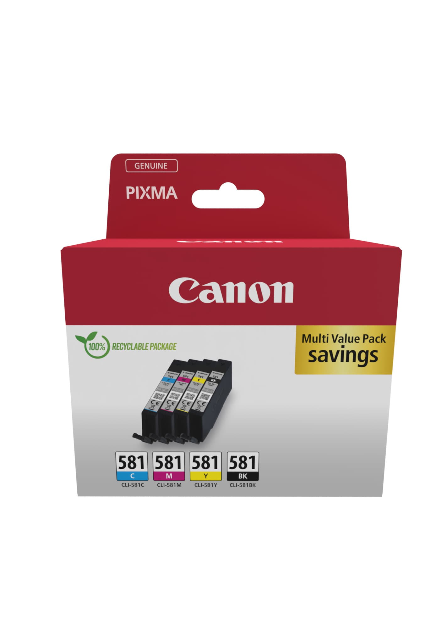 CANON CLI-581 Ink Cartridge C/M/Y/BK