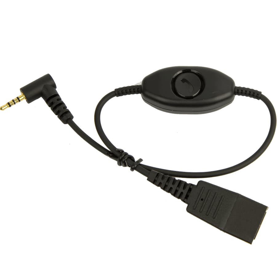 JABRA QD cord to 2.5mm pin plug