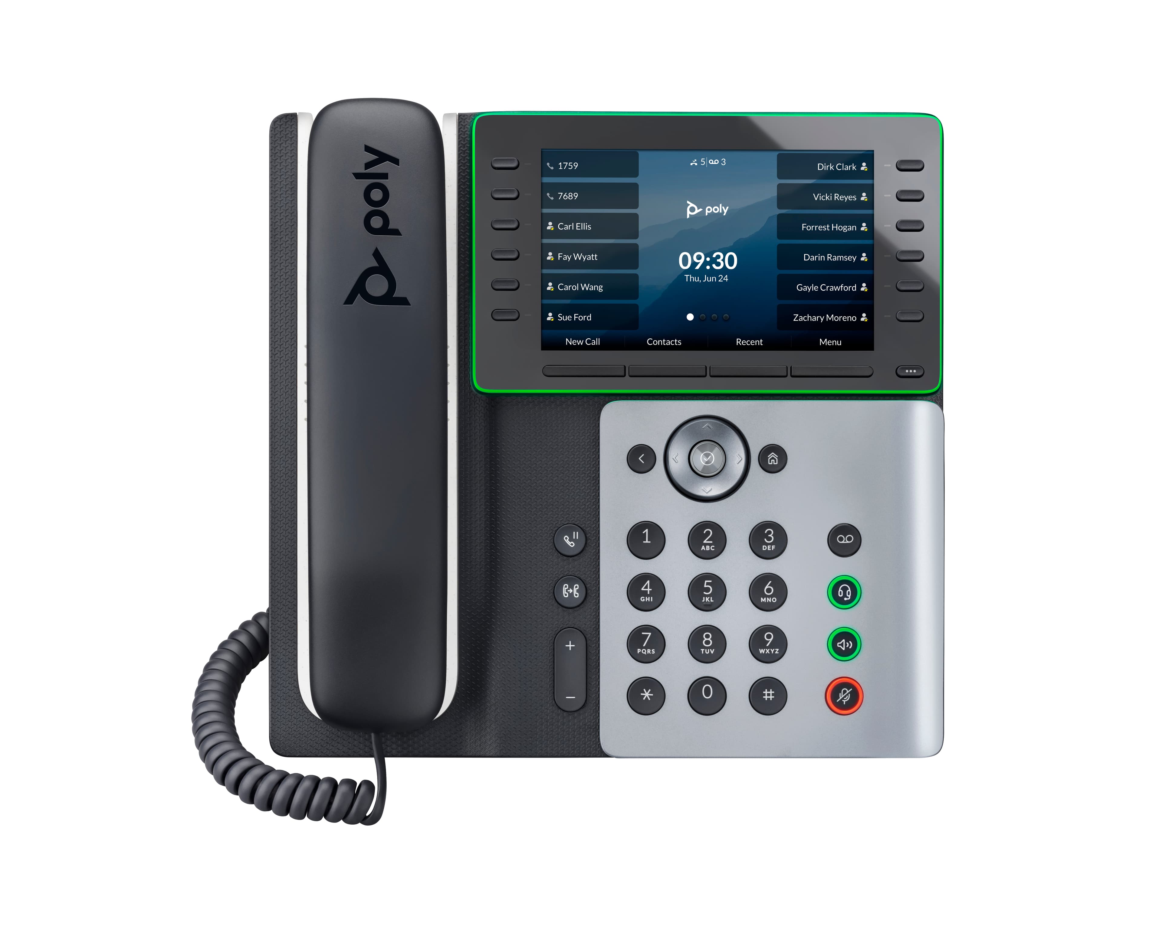 HP Poly Edge E550 IP Phone & PoE-enabled