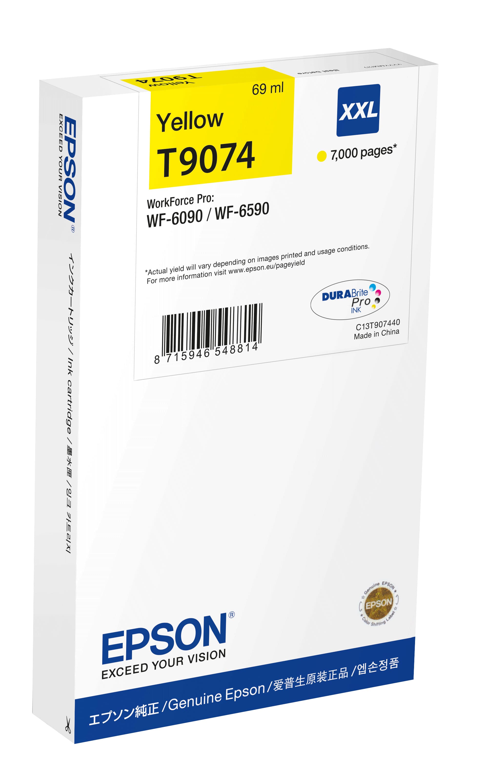 EPSON 1LB WF-6xxx Ink Cartridge Yellow