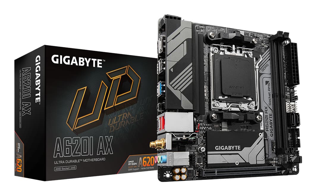 GIGABYTE A620I AX AM5 DDR5 mATX MB