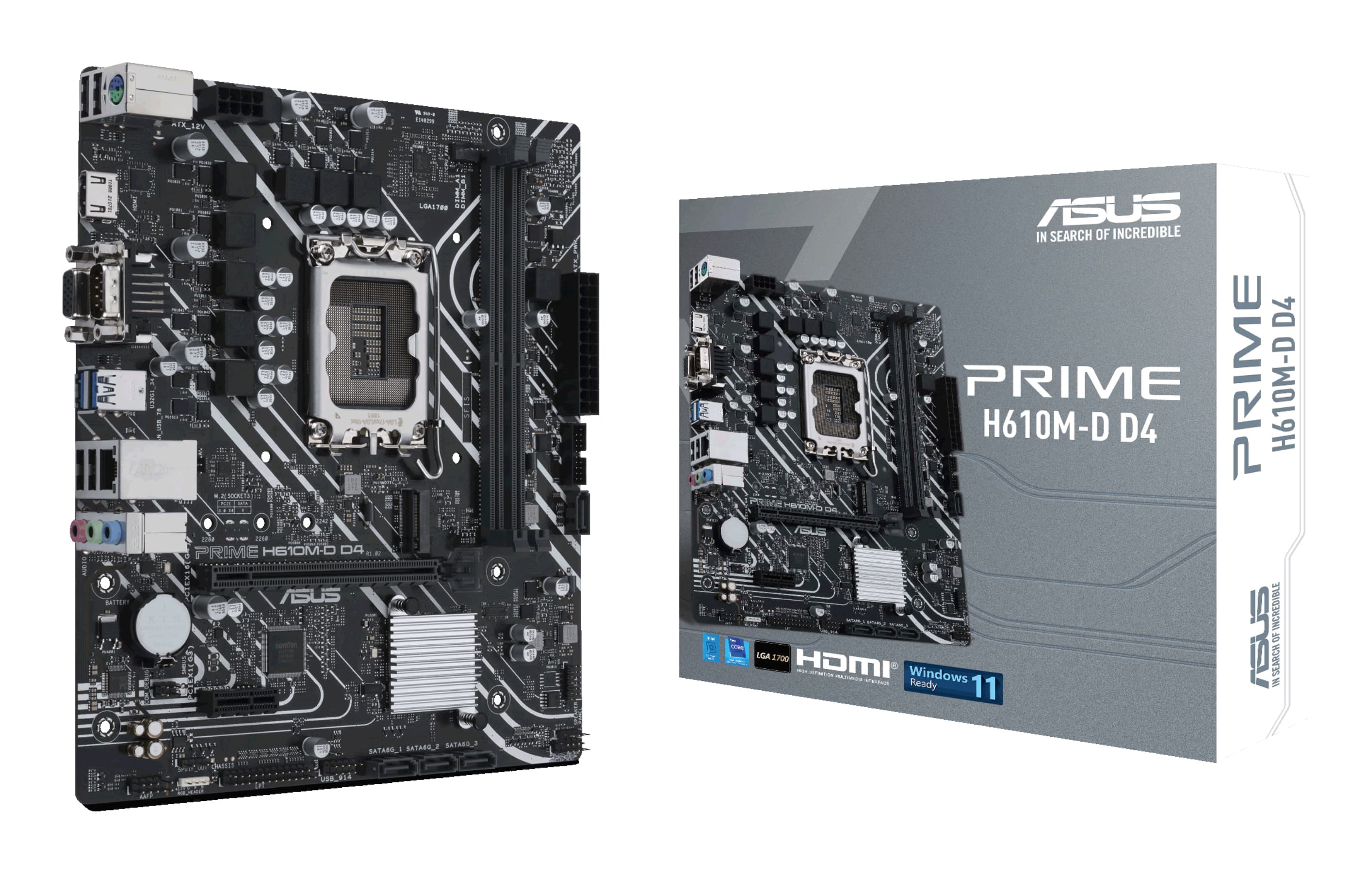 ASUS PRIME H610M-D D4 LGA 1700 MB