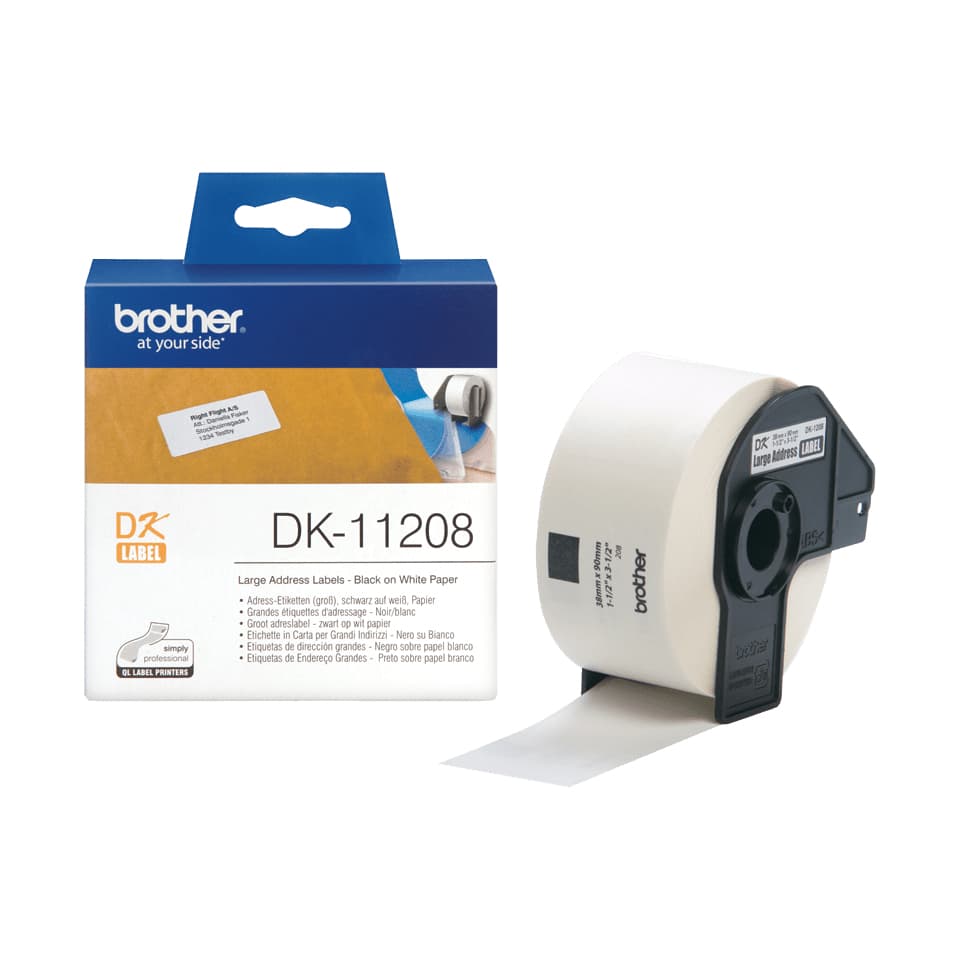 BROTHER DK11208 LARGE ADDRESS LABELS