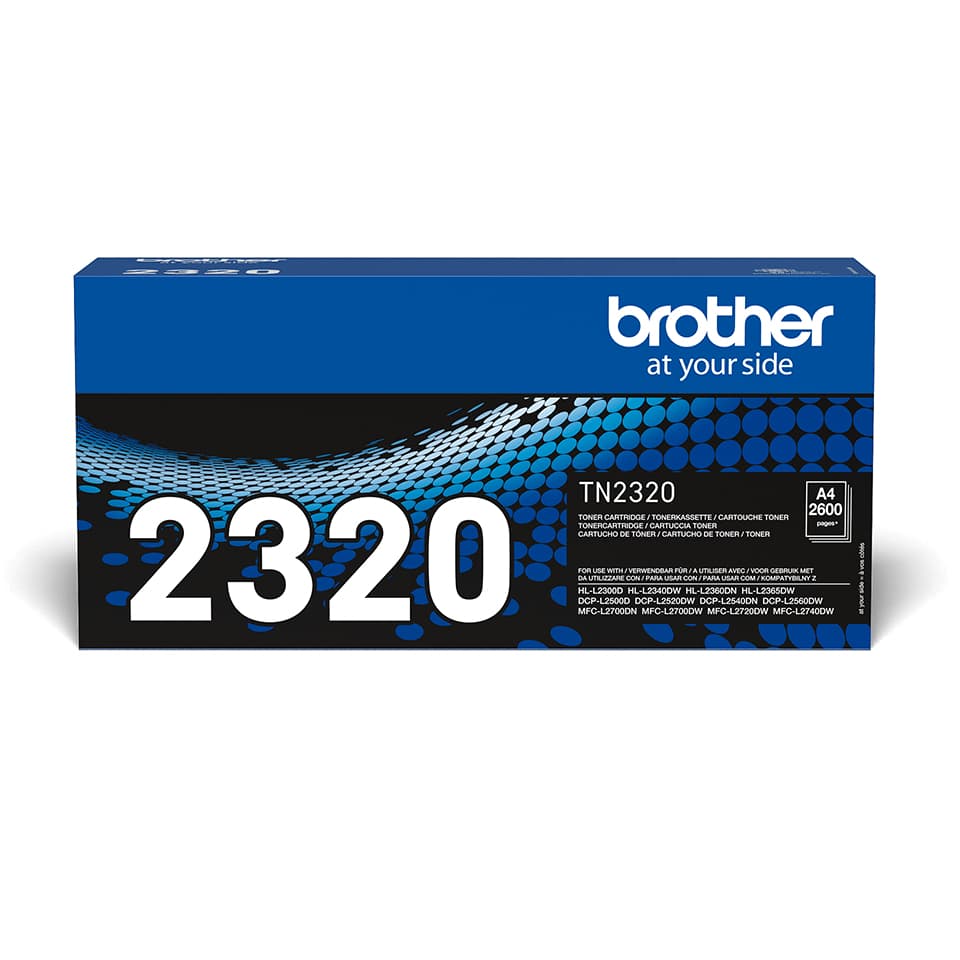 BROTHER TN2320 black toner 2600 pages