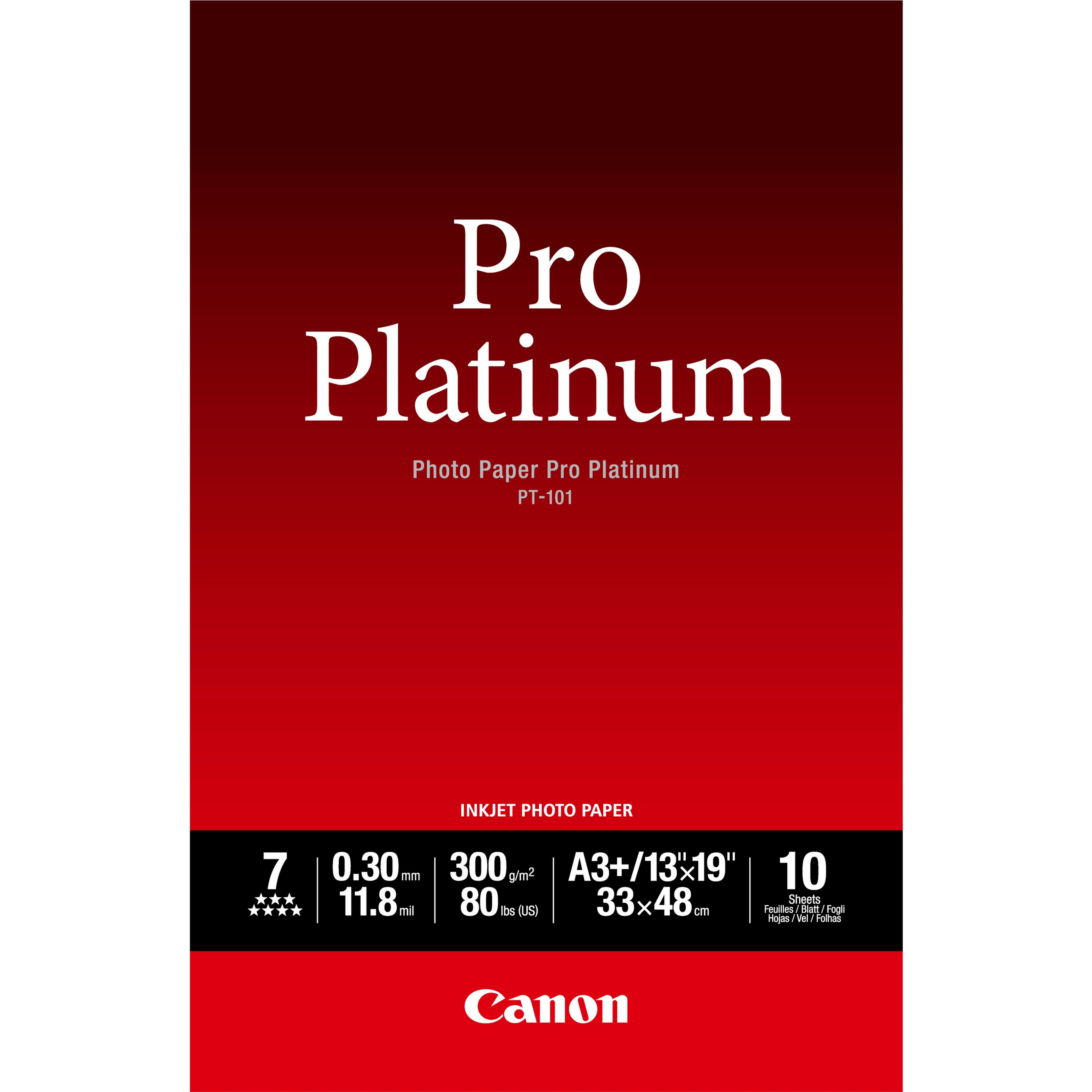 CANON PT-101 photo paper A3+ 10sheets