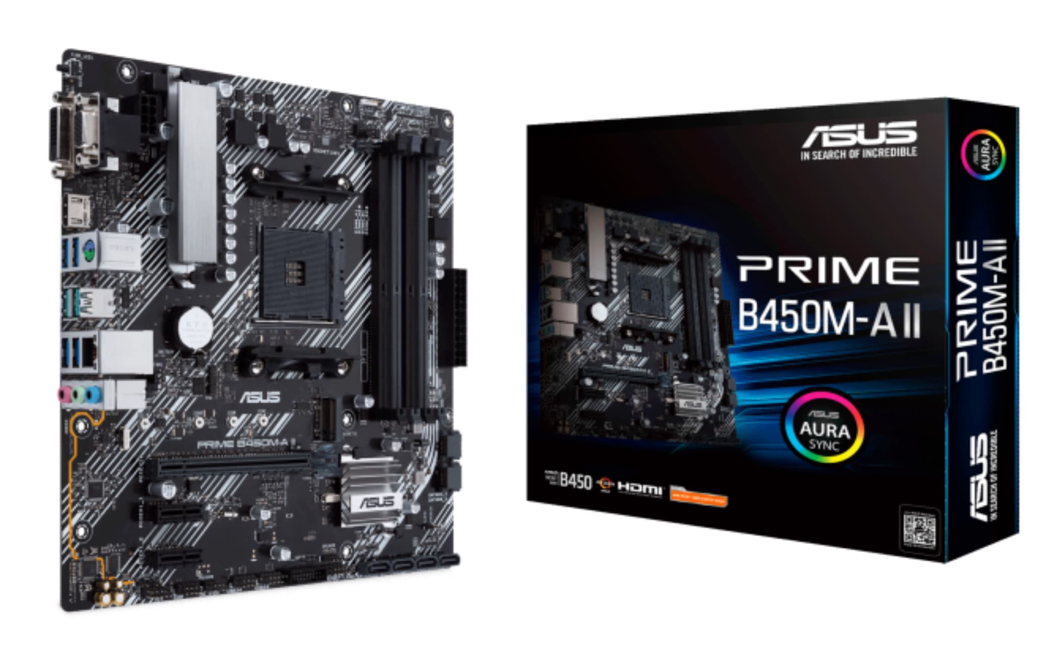 ASUS PRIME B450M-A II AM4 B450 M.2 HDMI