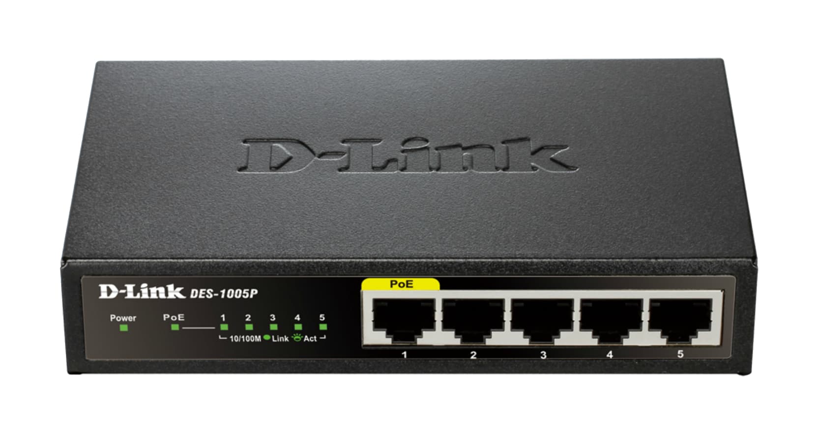 D-LINK 5-Port Fast Ethernet 1PoE Switch