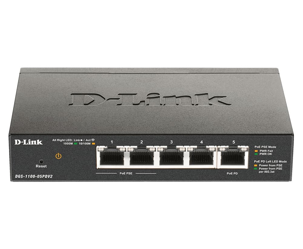 D-LINK 5-Port Gigabit PoE Smart Switch