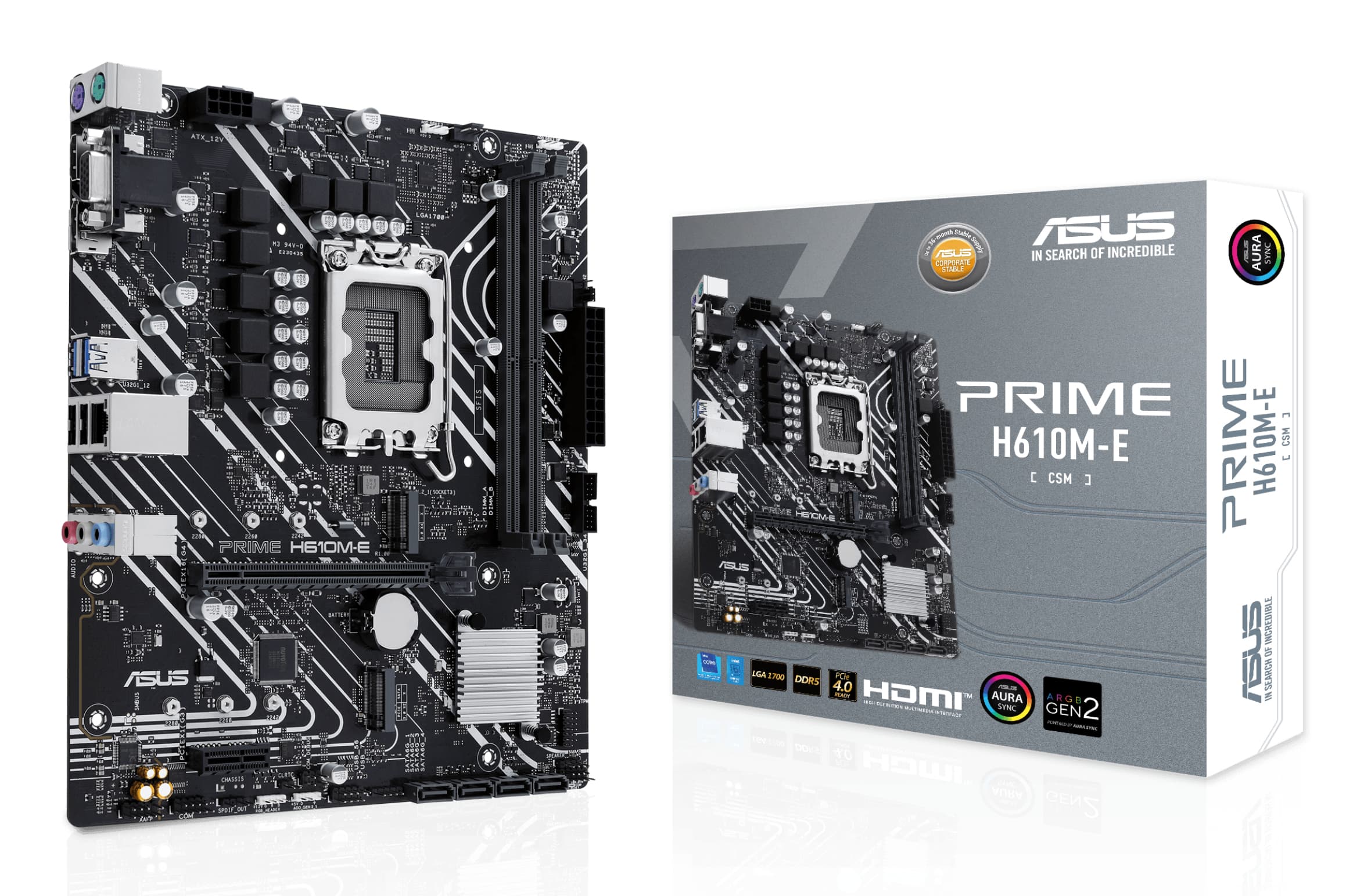 ASUS PRIME H610M-E-CSM LGA 1700 DDR5