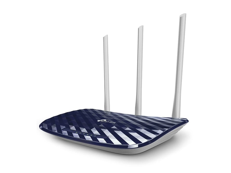 AC750 Dual-Band Wi-Fi RouterSPEED: 300 Mbps at 2.4 GHz + 433 Mbps at 5 GHzSPEC: 3× Antennas, 1× 10/100M WAN Port + 4× 10/100M LAN Ports FEATURE: Tether App, Router/Access Point/Range Extender Mode, IPv6 Supported, IPTV, Agile Config