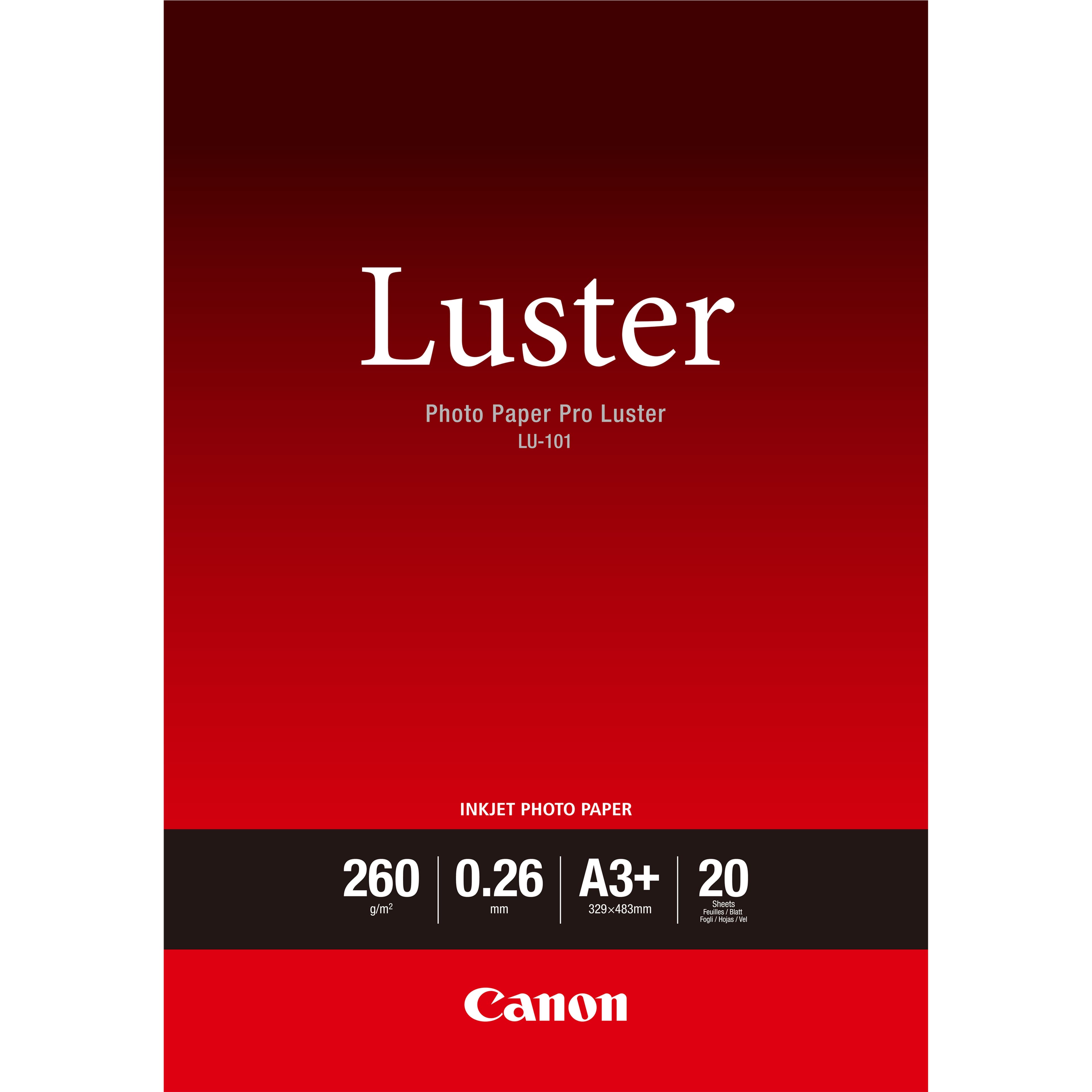 CANON LU-101 Photo Paper Pro Luster A3+