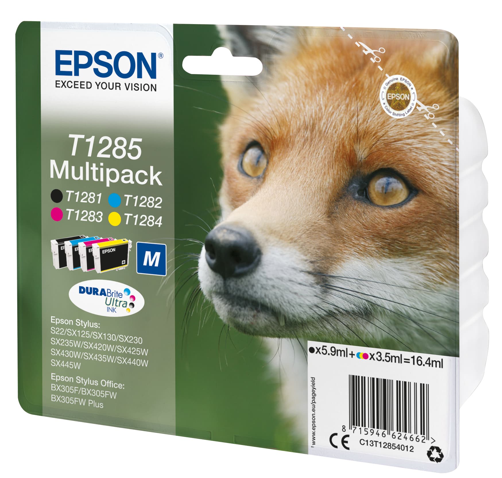 EPSON 2LB ink T128 multipack blister w/s