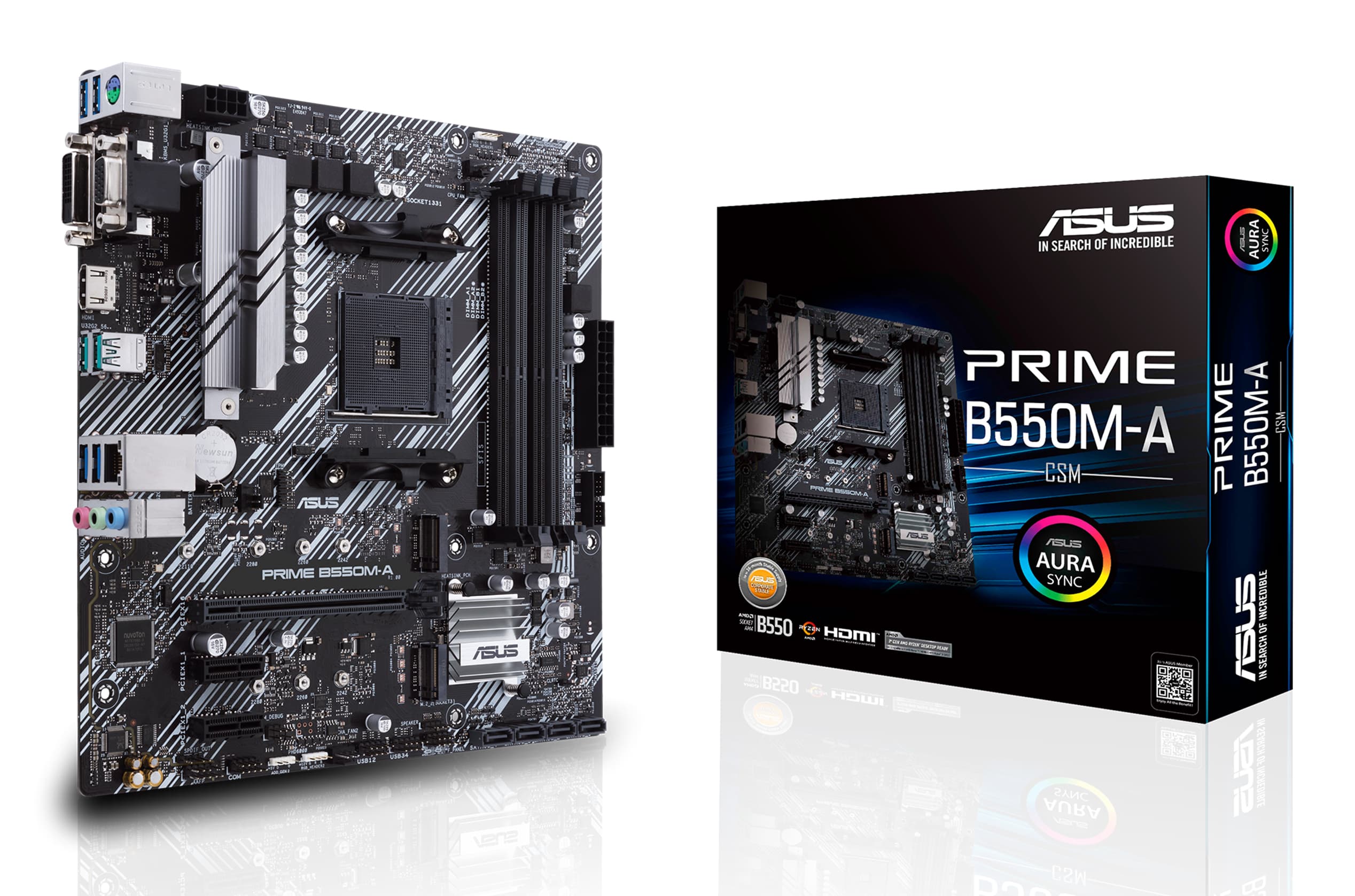 ASUS PRIME B550M-A/CSM AM4 DDR4 2xM.2