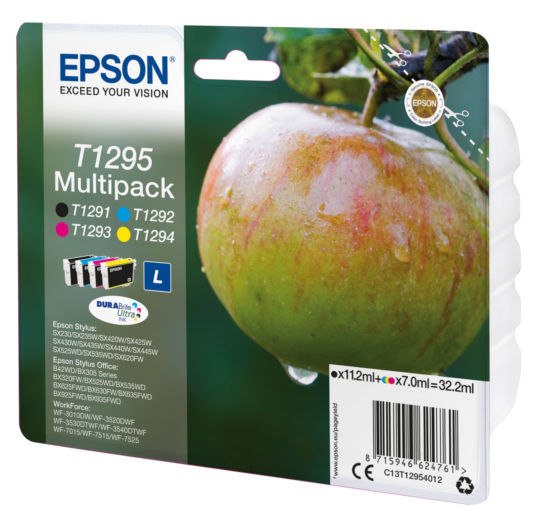 EPSON 2LB ink T129 multipack blister w/s