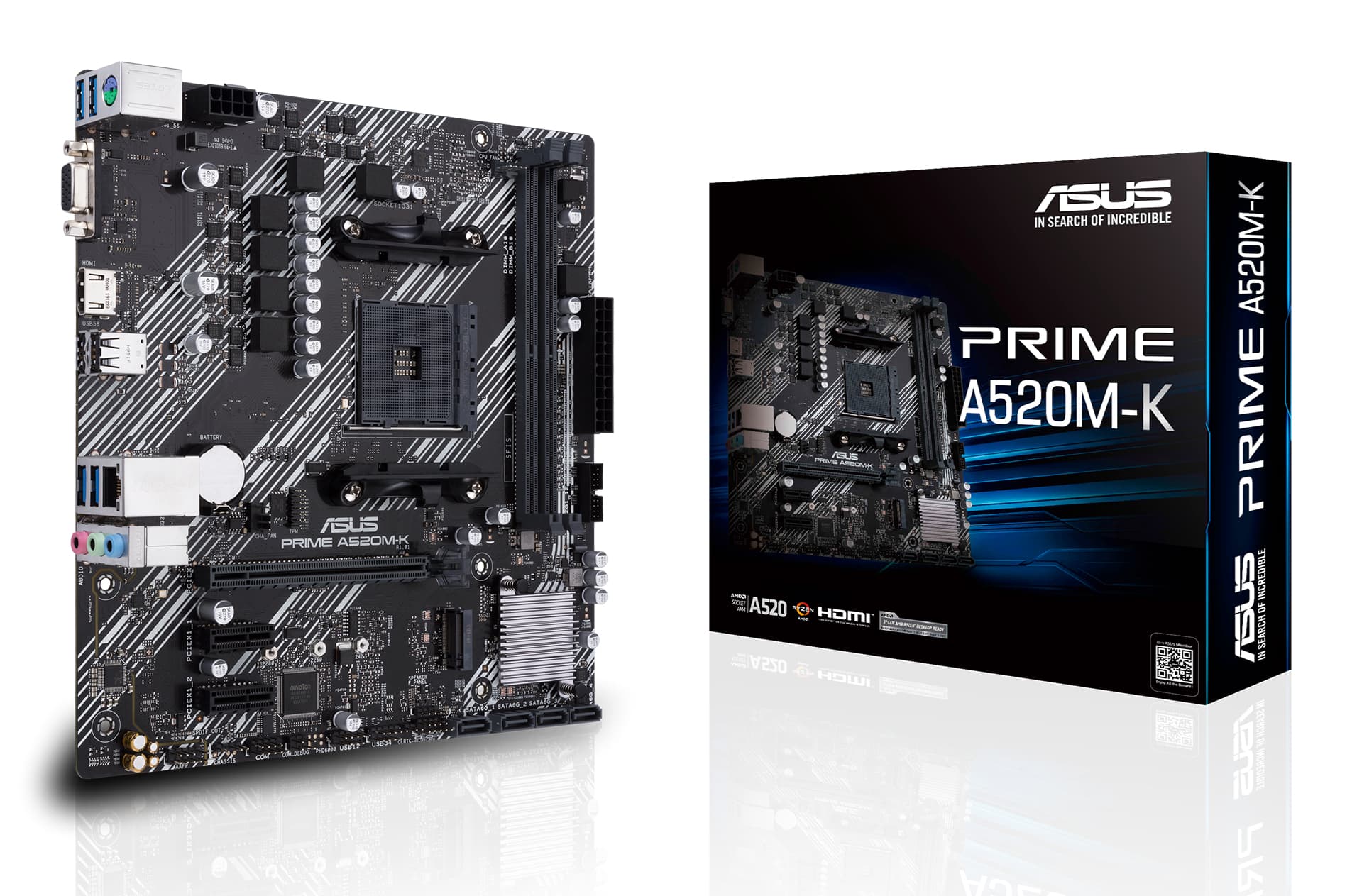 ASUS PRIME A520M-K AM4 DDR4 mATX MB