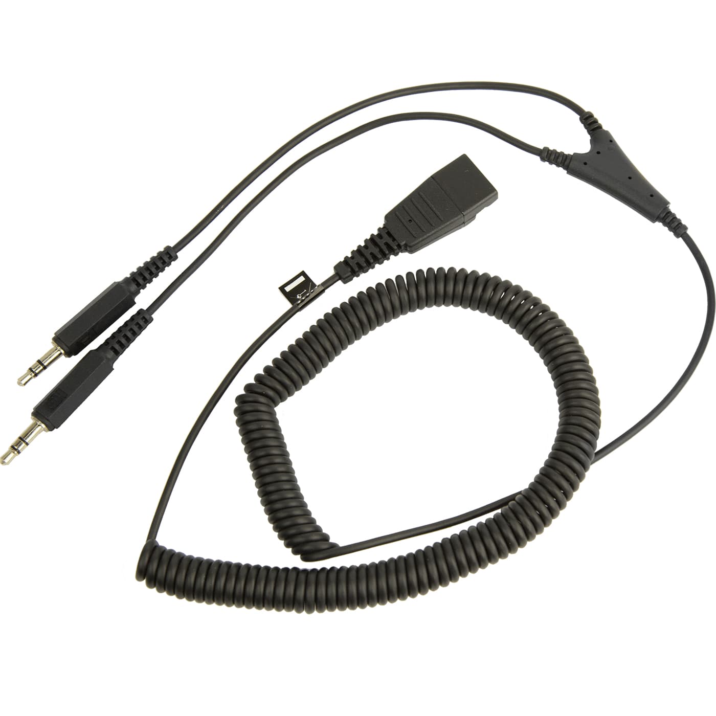 JABRA QD Cord to 2x 3.5mm pin plug
