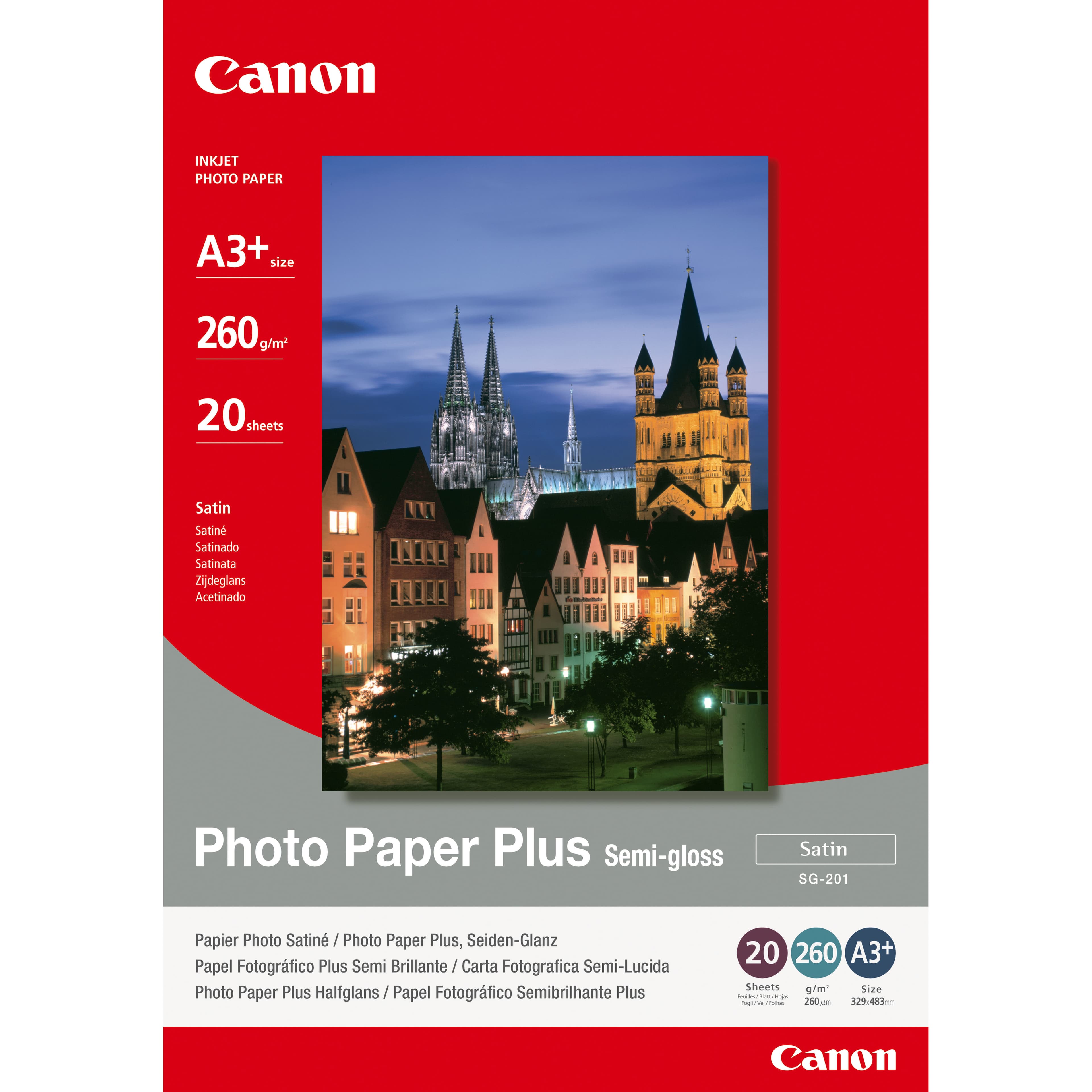 CANON SG-201 photopaper A3+ 20pages