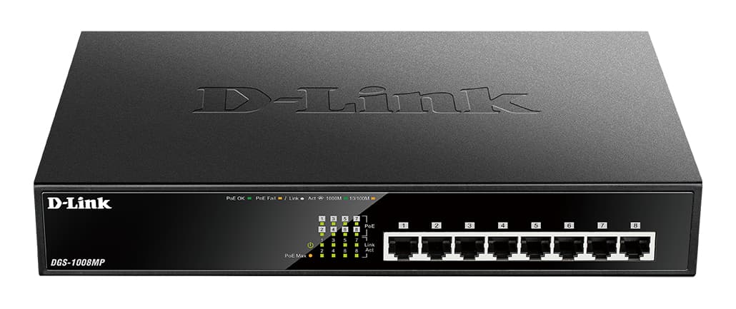 D-LINK 8-Port Layer2 PoE+ Gigabit Switch
