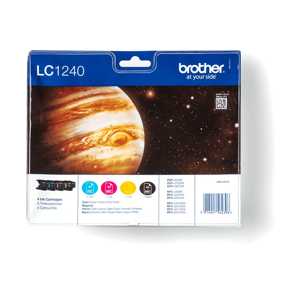 BROTHER Pack from 4 Cartridges