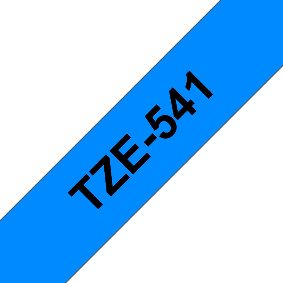 BROTHER TZE541 tape black/blue 18mm 4m