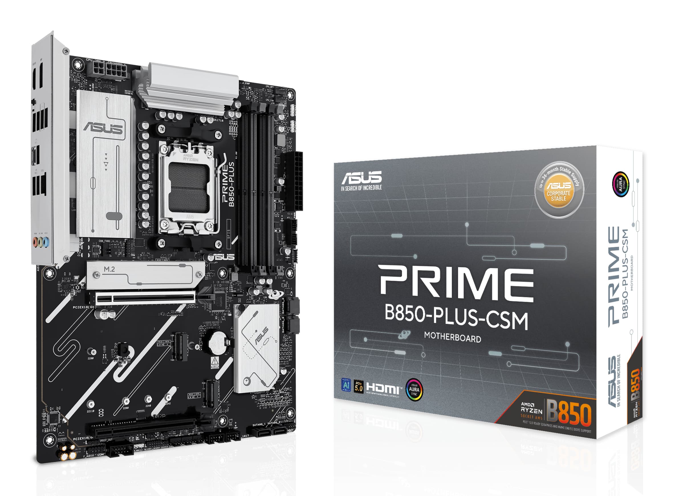 ASUS PRIME B850-PLUS CMS AM5 DDR5 1xDP
